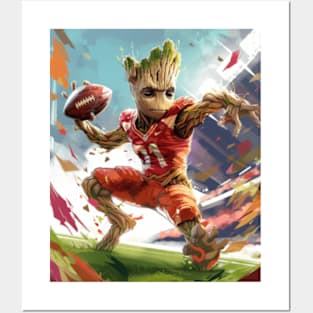 Twist Of Groot: Vs Indians Logo Posters and Art